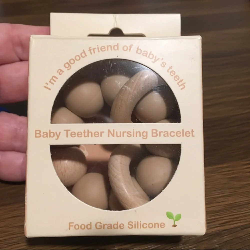Baby teether silicone bracelet